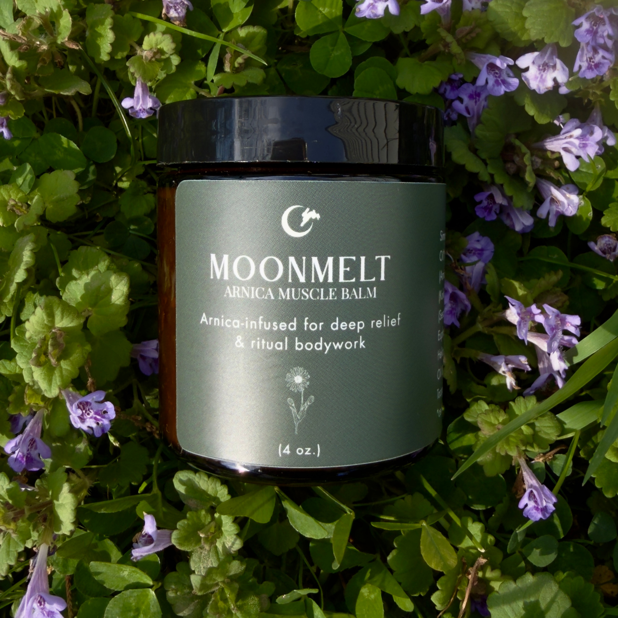 Moonmelt Massage Balm | Arnica Muscle Relief & Skin Nourishing Balm