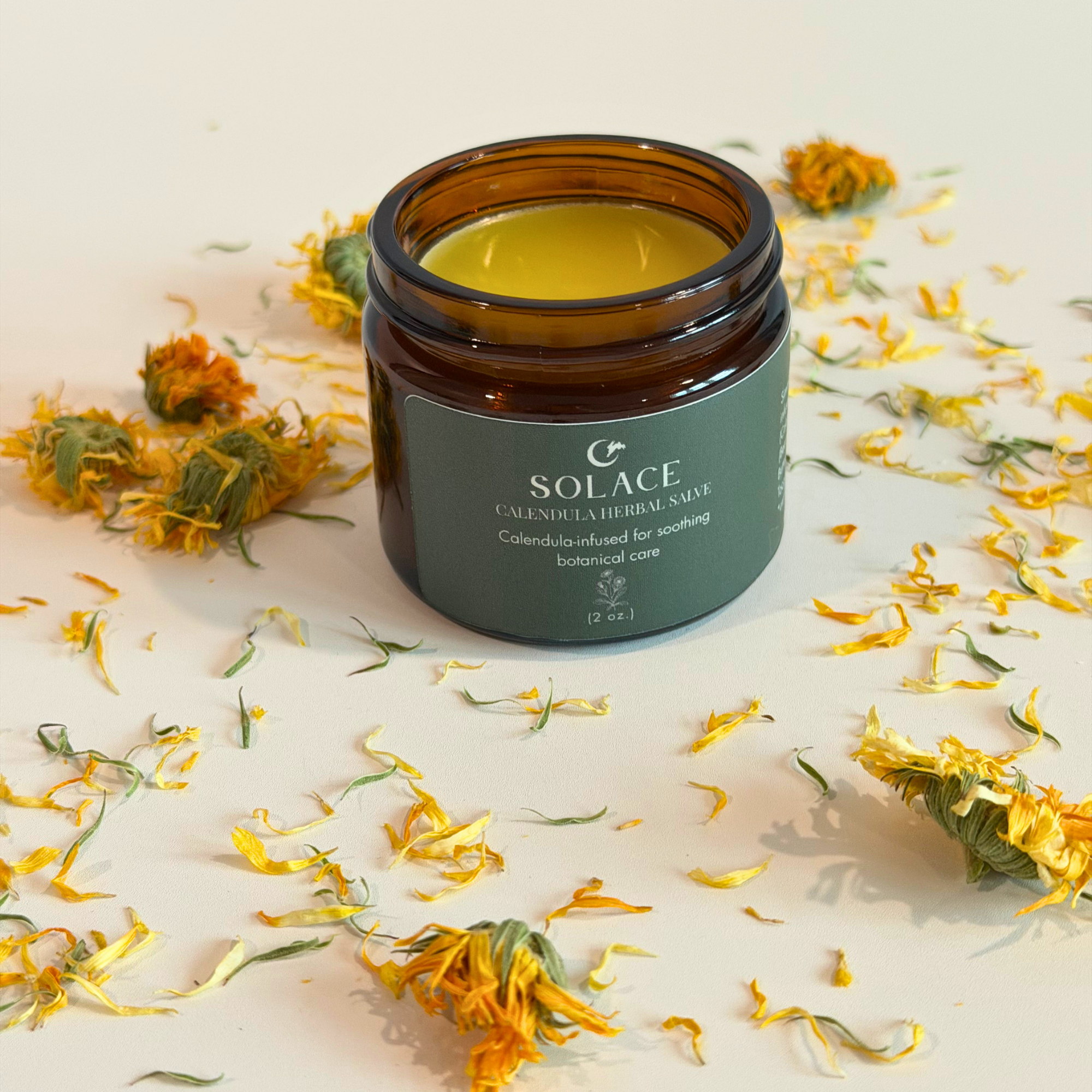 Solace | Organic Calendula Herbal Salve for Dry Skin